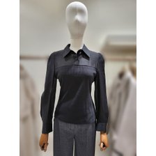 [케네스레이디](E509) 마를렌 배색 져지 셔츠 (EWSTNJ0100)