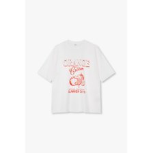 [24여름]오렌지 프린트 티셔츠(9104222441)