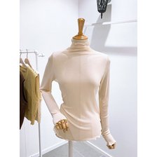 [레코브]시스루 셔링 폴라티셔츠(LC31CXLT505A)