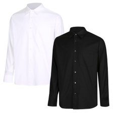 [모로엠] 편한 간절기 베이직 남성 프리미엄 셔츠 SLS-SHA-NB