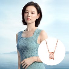 [김지원 착용/스톤헨지] 엘리먼츠 14K 로즈골드 목걸이 SA26B03U_추가이미지