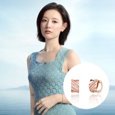 [김지원 착용/스톤헨지] 엘리먼츠 14K 로즈골드 귀걸이 SA26B04U_추가이미지