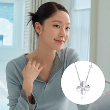 [채원빈 착용][스톤헨지] 러브 듀엣 실버 목걸이 SA25A81U