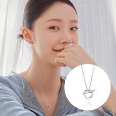 [채원빈 착용][스톤헨지] Love Knot 실버 목걸이 F0284_추가이미지
