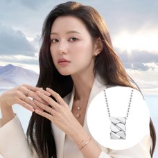 [스톤헨지] 달빛 14K 화이트골드 목걸이 SA26A18U