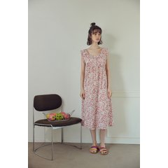 이월상품 면 레이온 로맨틱 꽃나염 여성 컵드레스 VGN4302