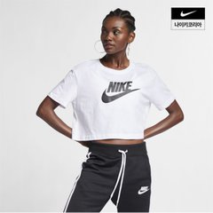 여성 나이키 스포츠웨어 크롭 아이콘 클래쉬 반팔 티셔츠 BV6176-100