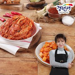 [경원재]국내산 농산물로 만든 포기김치 3kg + 깍두기 3Kg