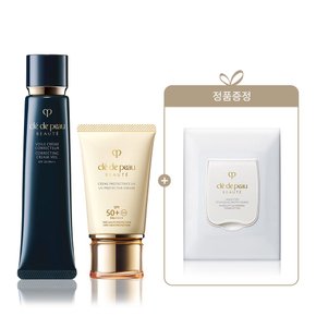 끌레드뽀 보떼 [한정] 코렉팅 크림 베일 + UV 프로텍티브 크림 N 세트