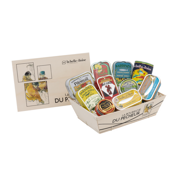 라벨일루아즈 프랑스산 프리미엄 시푸드캔 10종 기프트 바스켓