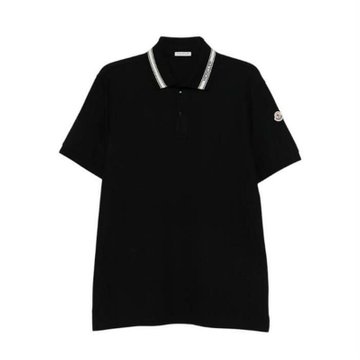 [명품] 몽클레어 코튼 피케 폴로 셔츠 블랙 8A00022 84720 999