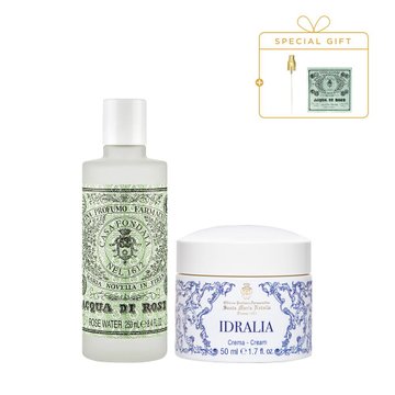 산타마리아노벨라 장미수+이드랄리아 크림 (+장미수 스프레이+장미수10ml)