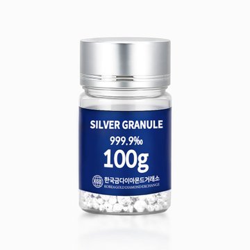 실버 그래뉼 100g 999.9 포나인 은투자 은바 은시세 은테크