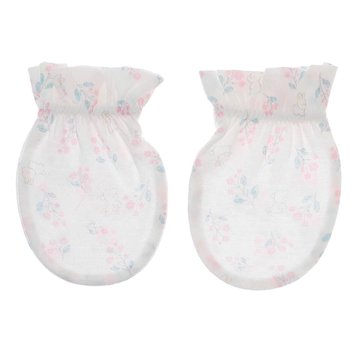 (압소바말띠출산백일조카아기손싸개)꽃토끼뱀부손싸개(A1A-11208)