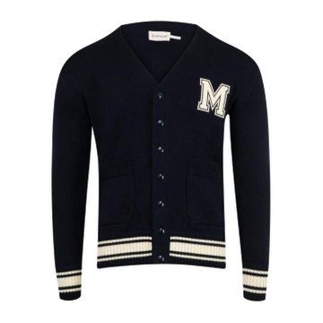 26SS 몽클레어 가디건 9B00018 M1131 776 BLUE DOM