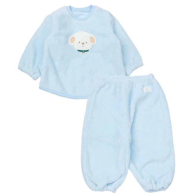 (압소바쌍둥이출산,백일,돌,아기상하복세트)쿠루아상하크림+블루세트(A27-13004SET) 추가 이미지