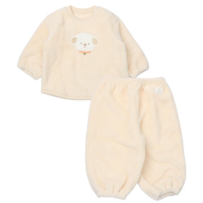 (압소바쌍둥이출산,백일,돌,아기상하복세트)쿠루아상하크림+블루세트(A27-13004SET) 추가 이미지