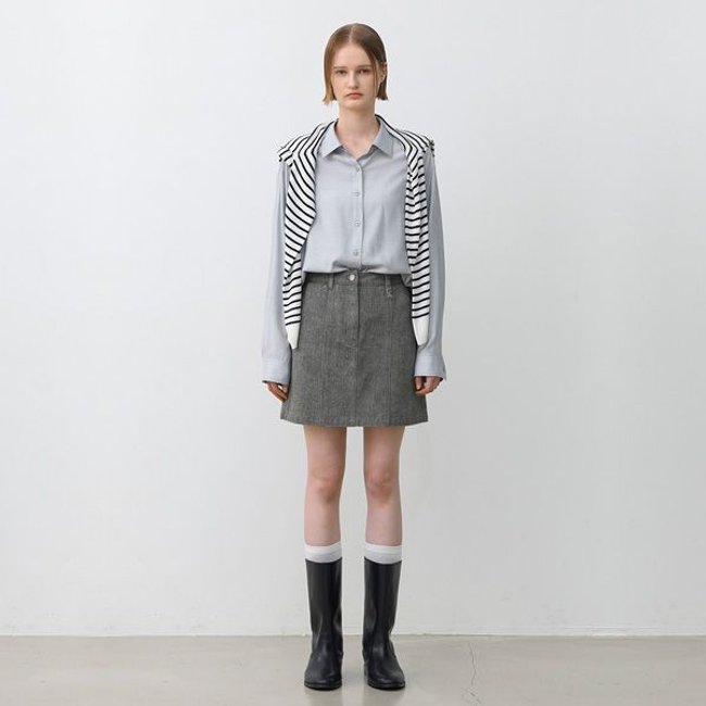 [25 SPRING]에센셜 피그먼트 미니 스커트(SK-5004)