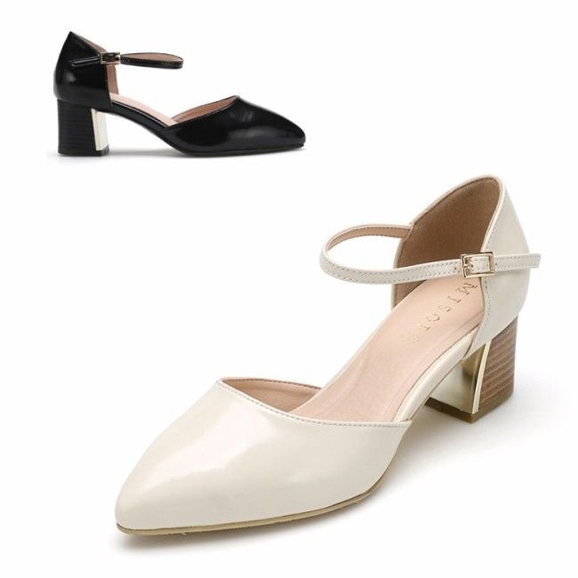 [미소페] 여성 메리제인 펌프스 (5CM) 012512701 C-2B
