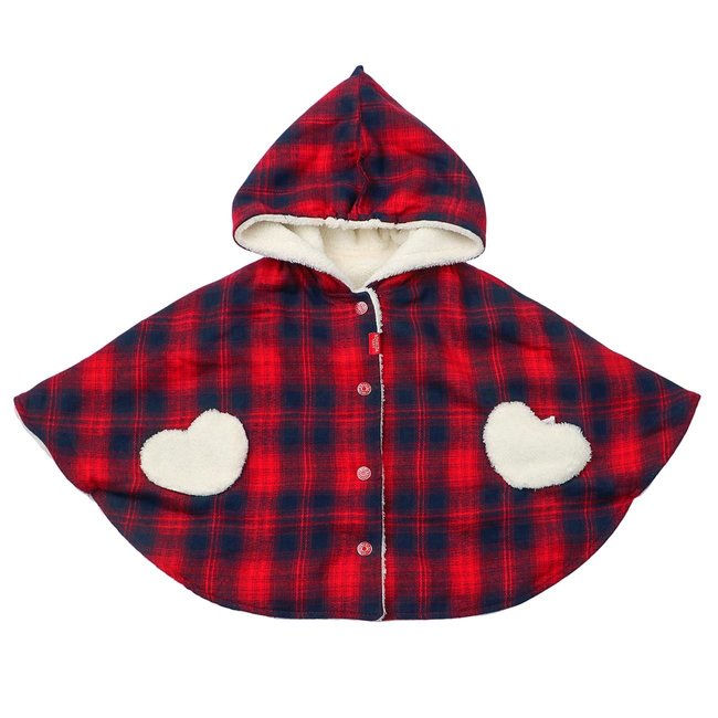 (압소바출산,백일,돌,귀여운유아복,아기망토)루비리버시블케이프(A27-26204) 추가 이미지