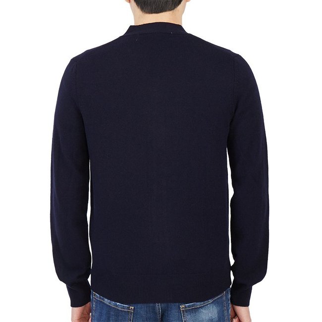 Cardigan Comme Des Garçons Noir à Écusson Rouge – Homme, Neuf Avec étiquettes