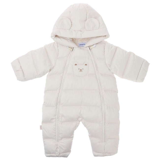 (압소바뱀띠출산백일돌조카방한우주복)브롱심리스다운우주복(A25-22281) 추가 이미지