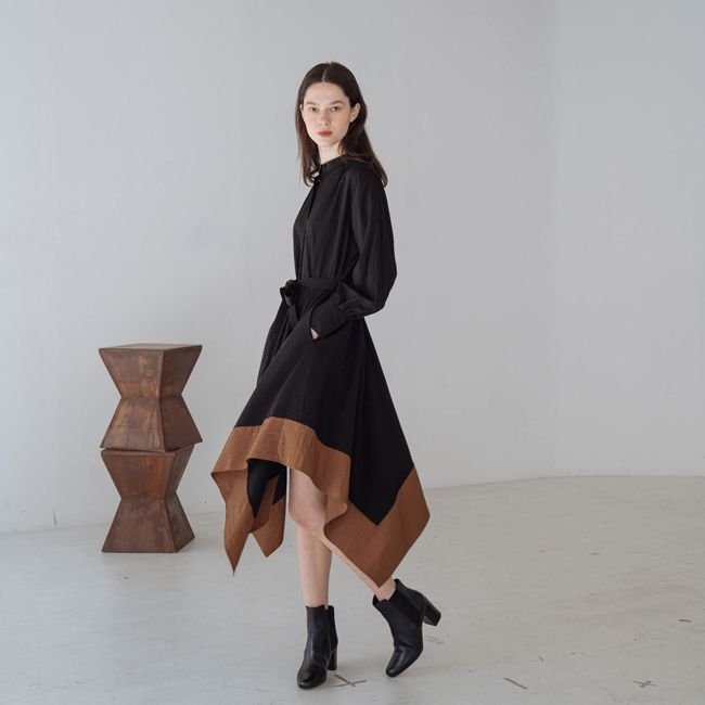 Square Hem Shirtdress