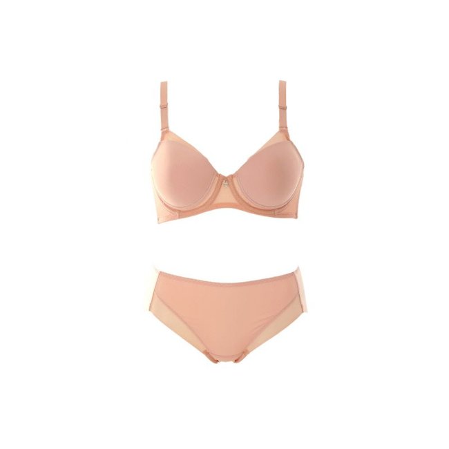 심플 썸머 스킨 베이직 무빙 브라AB컵+헴팬티 세트 VBR1695AB+VPT1695H