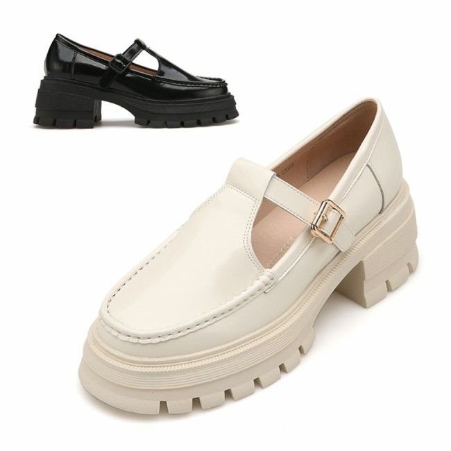 [미소페] 여성 스트랩 로퍼 (6CM) 012319703 C-2B