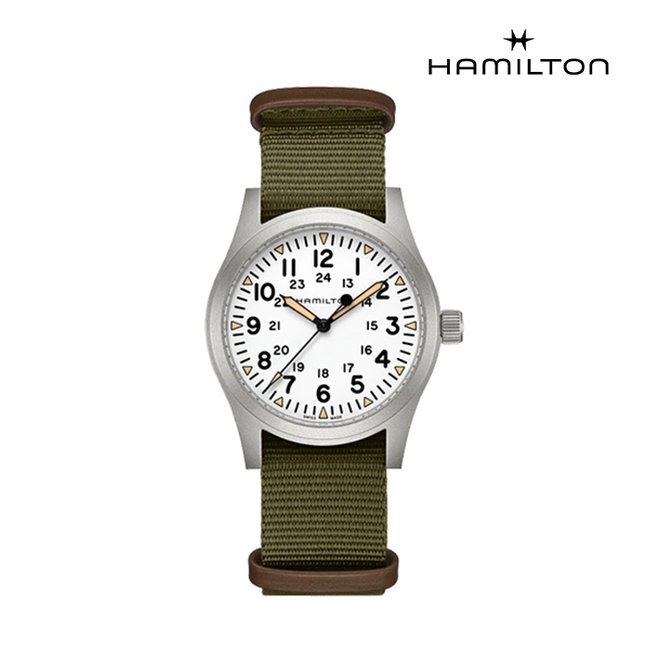 [공식]해밀턴 H69529913 카키 필드 메커니컬 42mm 시계