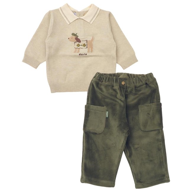 (압소바출산,백일,돌,귀여운아기상하복,압소바상하복)앙토니니트풀오버상하(A27-21214) 추가 이미지