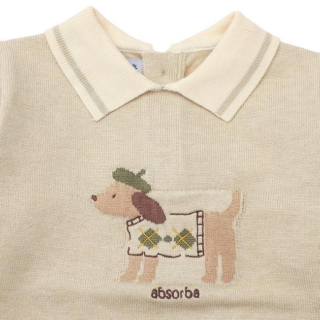 (압소바출산,백일,돌,귀여운아기상하복,압소바상하복)앙토니니트풀오버상하(A27-21214) 추가 이미지