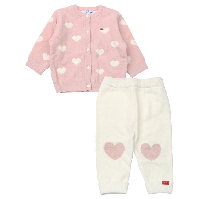 (압소바출산,백일,돌,귀여운아기상하복,압소바상하복)루비니트가디건상하(A27-21212) 추가 이미지