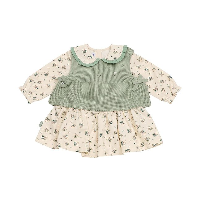 허브니트베스트원피스세트(A25-25107) 추가 이미지