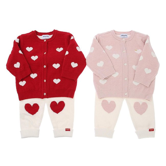 (압소바출산백일돌아기등원복)루비니트가디건상하(A27-21212) 기본 이미지