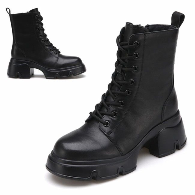 [미소페] 여성 경량 워커 부츠 (6CM) 012346034 C-2B