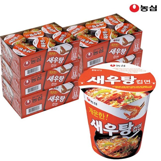 농심 새우탕컵 67g x 30개