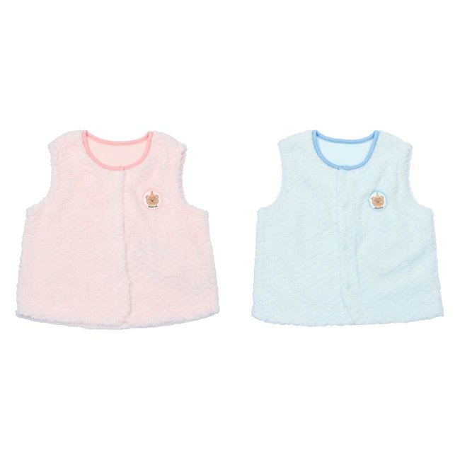 (압소바쌍둥이출산,백일,돌,아기실내조끼)로하퍼조끼핑크+블루세트(A27-11904SET) 추가 이미지