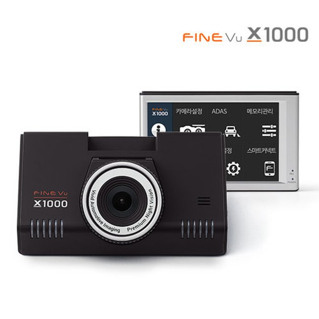 파인뷰 X1000 2채널블랙박스 32GB Super FHD/ FHD