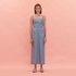 RADGET Torso Long Dress - Sky Blue Stripe 기본 이미지