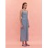 RADGET Torso Long Dress - Sky Blue Stripe 추가 이미지