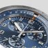 [공식] 해밀턴 H77922341 카키 에비에이션 X-Wind GMT 크로노 쿼츠 46mm 블루 다이얼 블랙 러버 남성 시계 추가 이미지