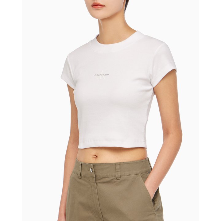 [캘빈클라인 진]여성 모노그램 베이비 티셔츠(J221171YAF)