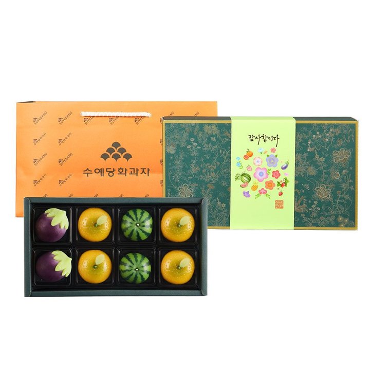 [수예당] 과일모양 화과자 과수원 1호세트 추가 이미지