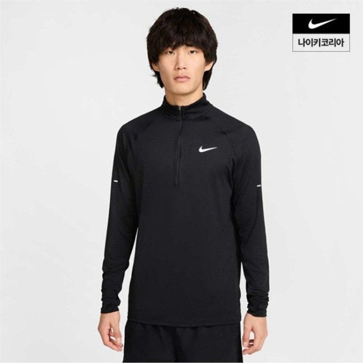 남성 나이키 스트라이드 드라이 핏 쿼터집 러닝 탑 HV2181-010 기본 이미지