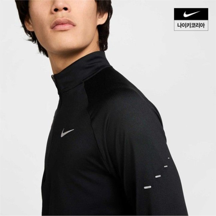 남성 나이키 스트라이드 드라이 핏 쿼터집 러닝 탑 HV2181-010 추가 이미지