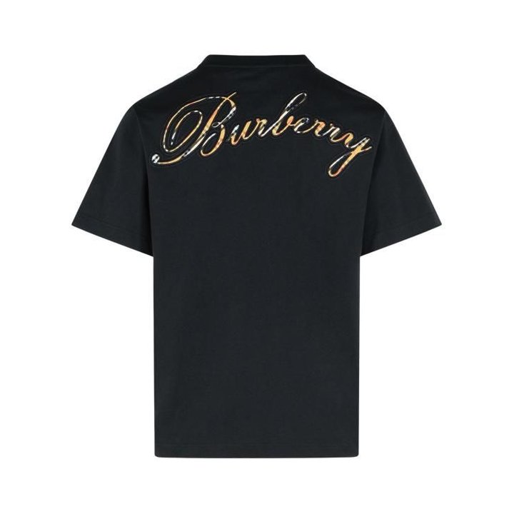 해외배송  26SS 버버리 반팔 티셔츠 8119183 A1189 BLACK 추가 이미지