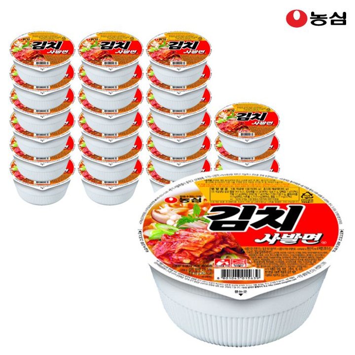 농심 김치사발면 86g x 24개 기본 이미지