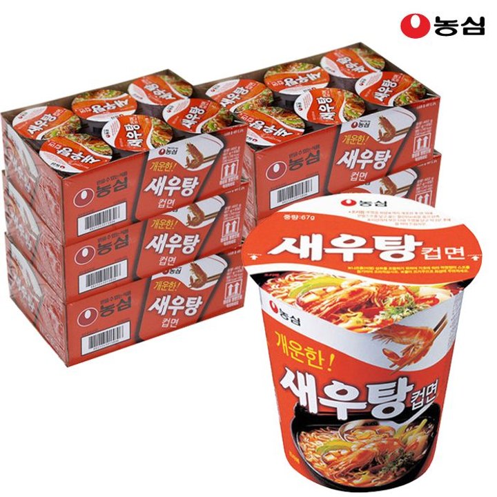 농심 새우탕컵 67g x 30개 기본 이미지
